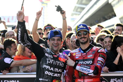 Jorge Martin, Francesco Bagnaia, 2024 Solidarity Barcelona MotoGP