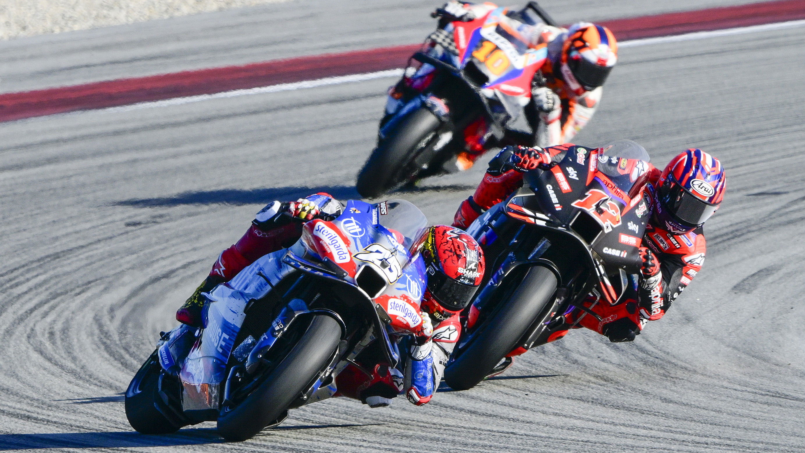 Raul Fernandez, Maverick Vinales, 2024 MotoGP Solidarity Grand Prix. Credit: Gold and Goose.