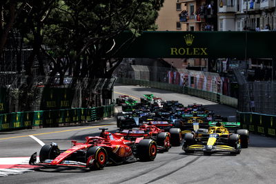 The start of the Monaco GP