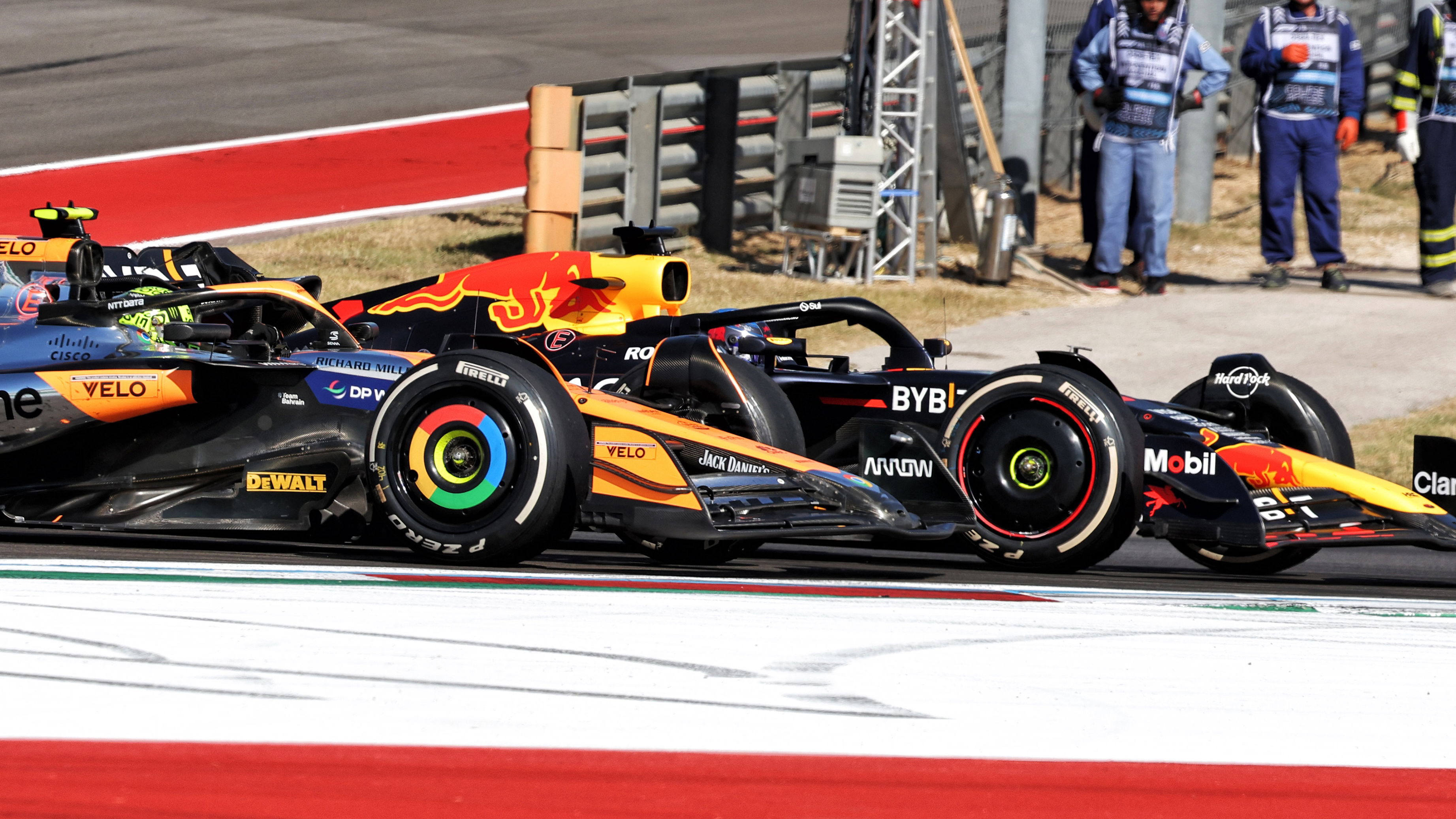 Max Verstappen and Lando Norris clash in Austin