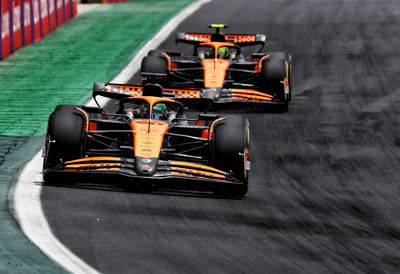 Oscar Piastri moved over for McLaren teammate Lando Norris