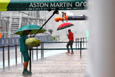 Heavy rain hit the Interlagos circuit on Saturday 