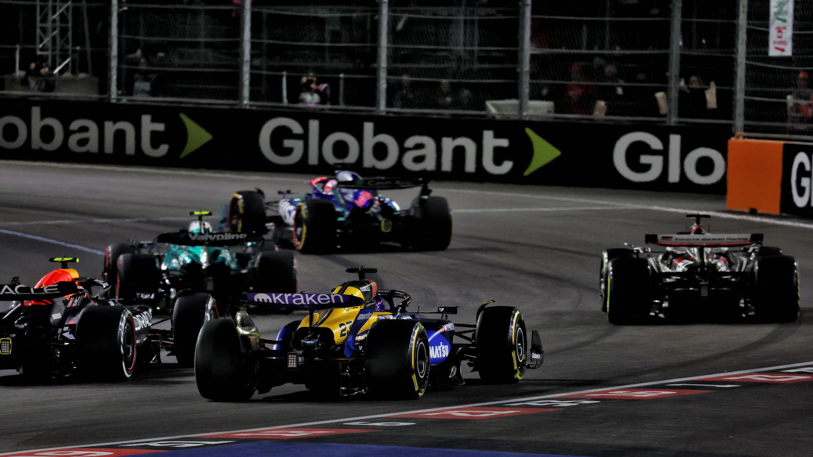 Start of the Las Vegas Grand Prix