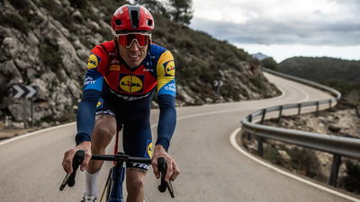 Aleix Espargaro cycling. Credit: Lidl-Trek.