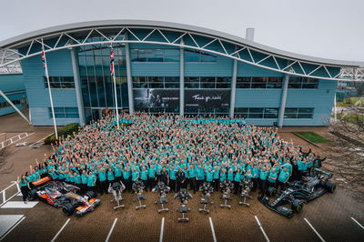 Lewis Hamilton's Mercedes farewell 