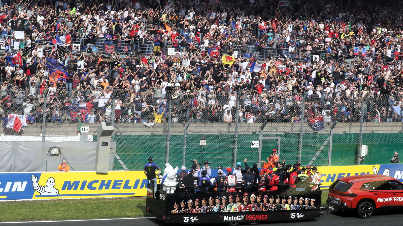 Riders parade, 2024 French MotoGP