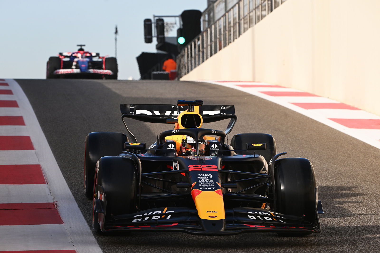Yuki Tsunoda drove Red Bull's 2024 F1 car in Abu Dhabi