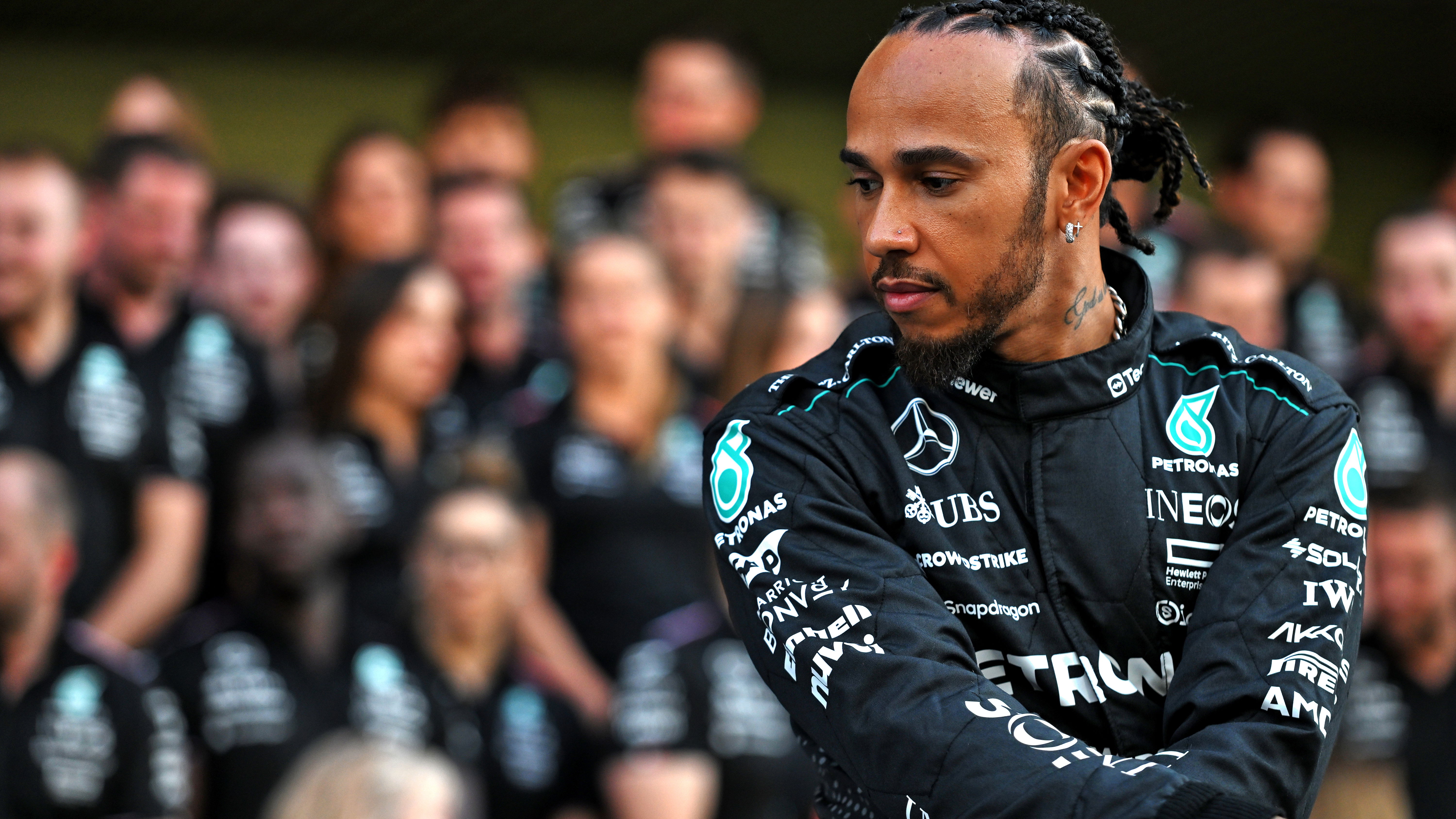 Lewis Hamilton has said an emotional goodbye to Mercedes