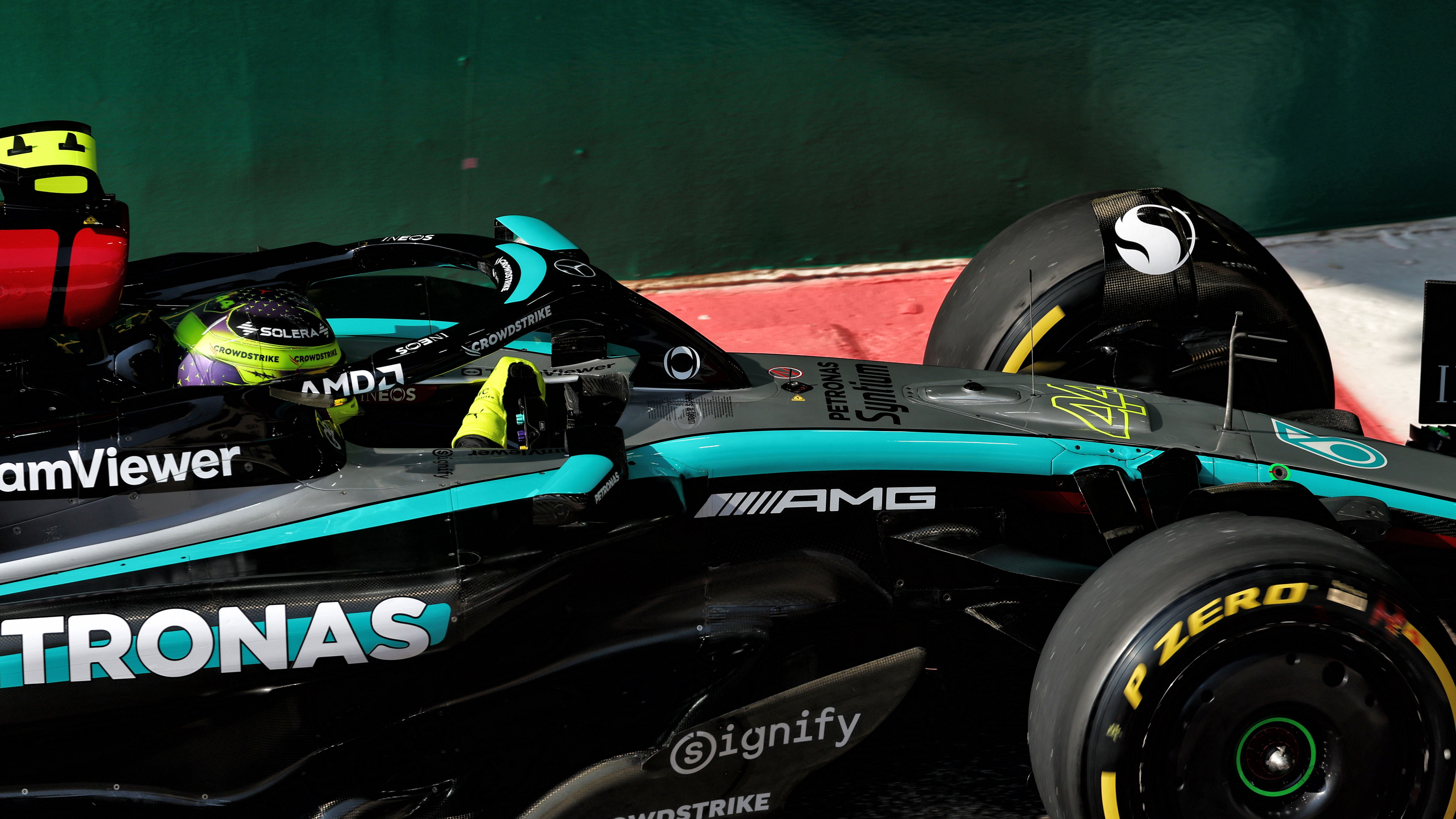 Lewis Hamilton, Mercedes AMG F1, 2024 F1 Abu Dhabi GP