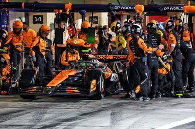 Lando Norris pits 