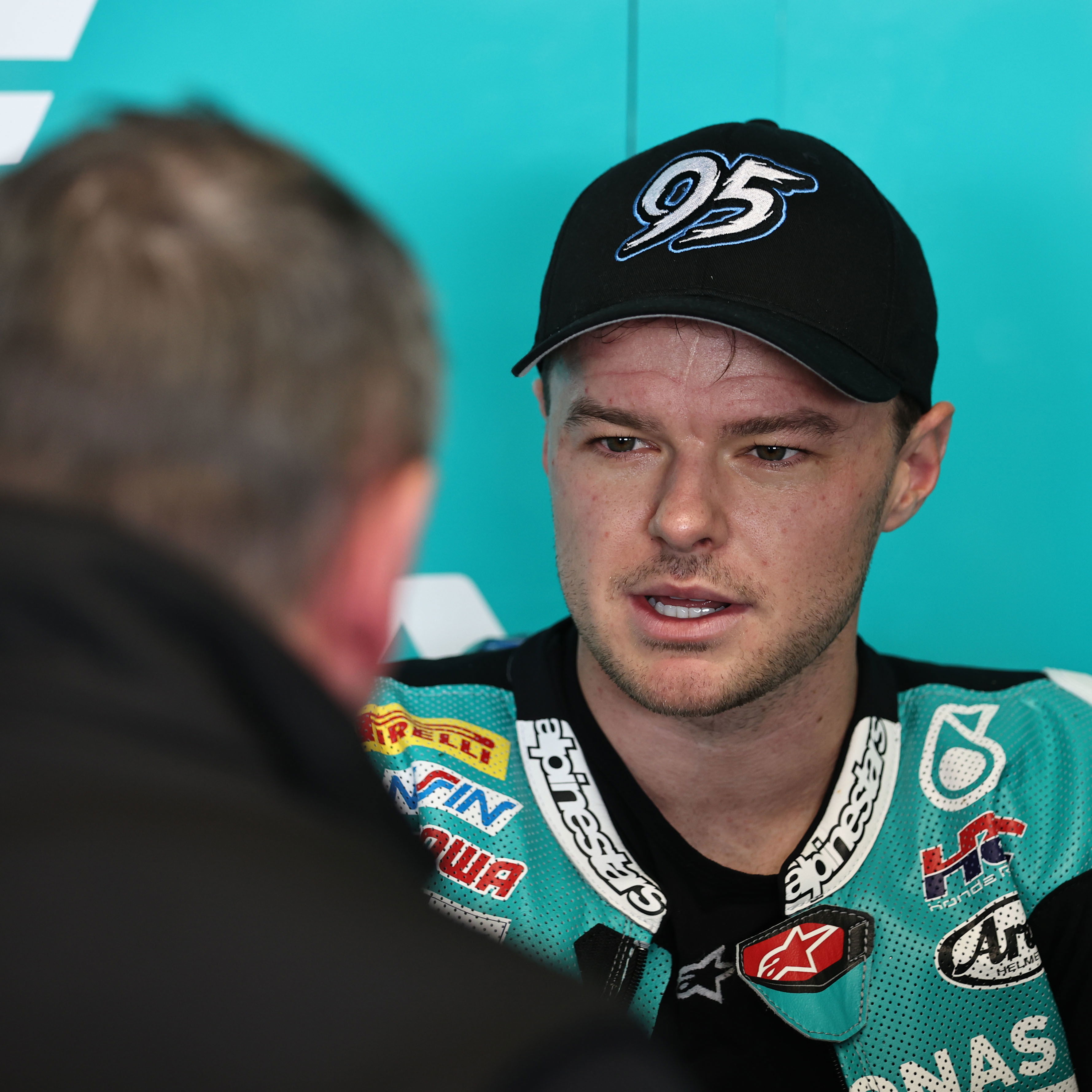 Tarran Mackenzie, 2024 UK WorldSBK, pit box. Credit: Gold and Goose.