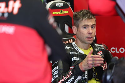 Alvaro Bautista, 2025 Jerez WorldSBK Test, pit box. Credit: Gold and Goose.