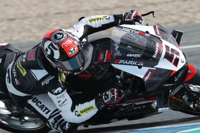 Yari Montella, 2025 Jerez WorldSBK Test. Credit: Gold and Goose.