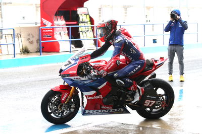 Xavi Vierge, 2025 Jerez WorldSBK Test. Credit: Gold and Goose.