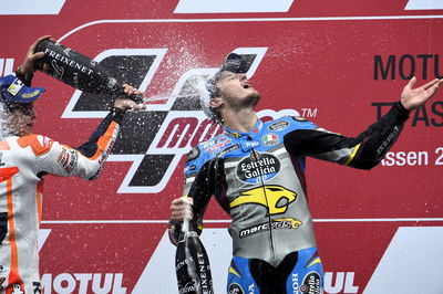 Marc Marquez and race winner Jack Miller, Assen 2016