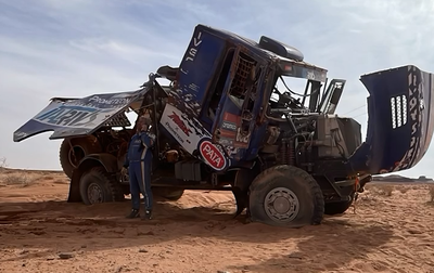 Italtrans truck, 2025 Dakar Rally. Credit: Instagram/Danilo Petrucci.