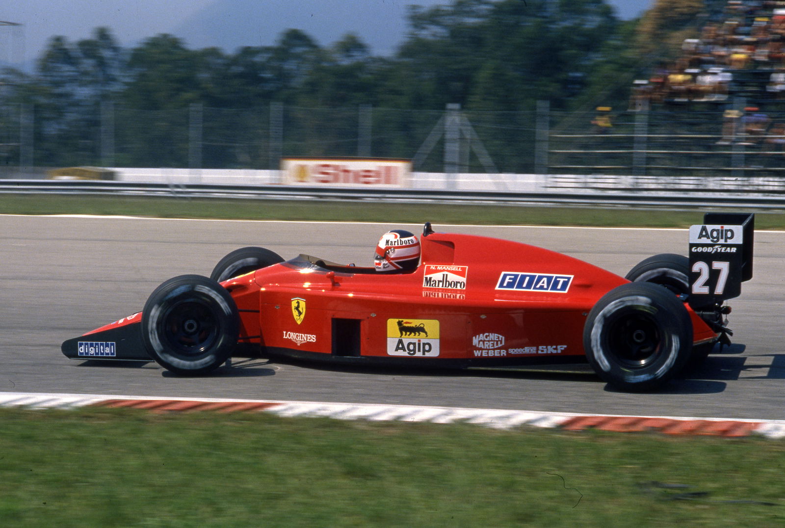 Nigel Mansell was the last British F1 driver to win for Ferrari