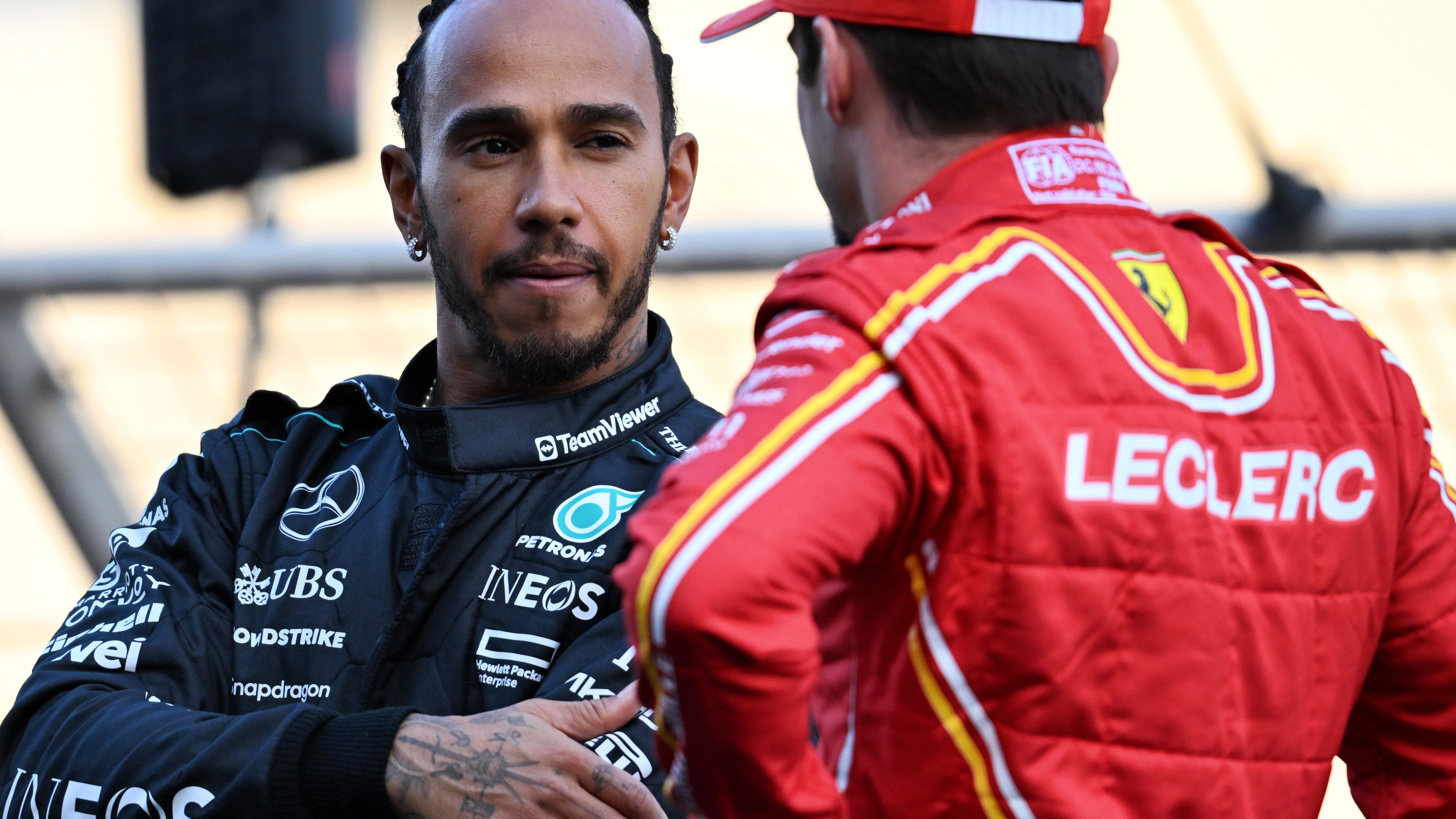 Lewis Hamilton and Charles Leclerc will team up at Ferrari this year
