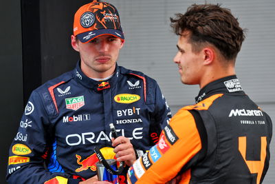 Max Verstappen and Lando Norris 