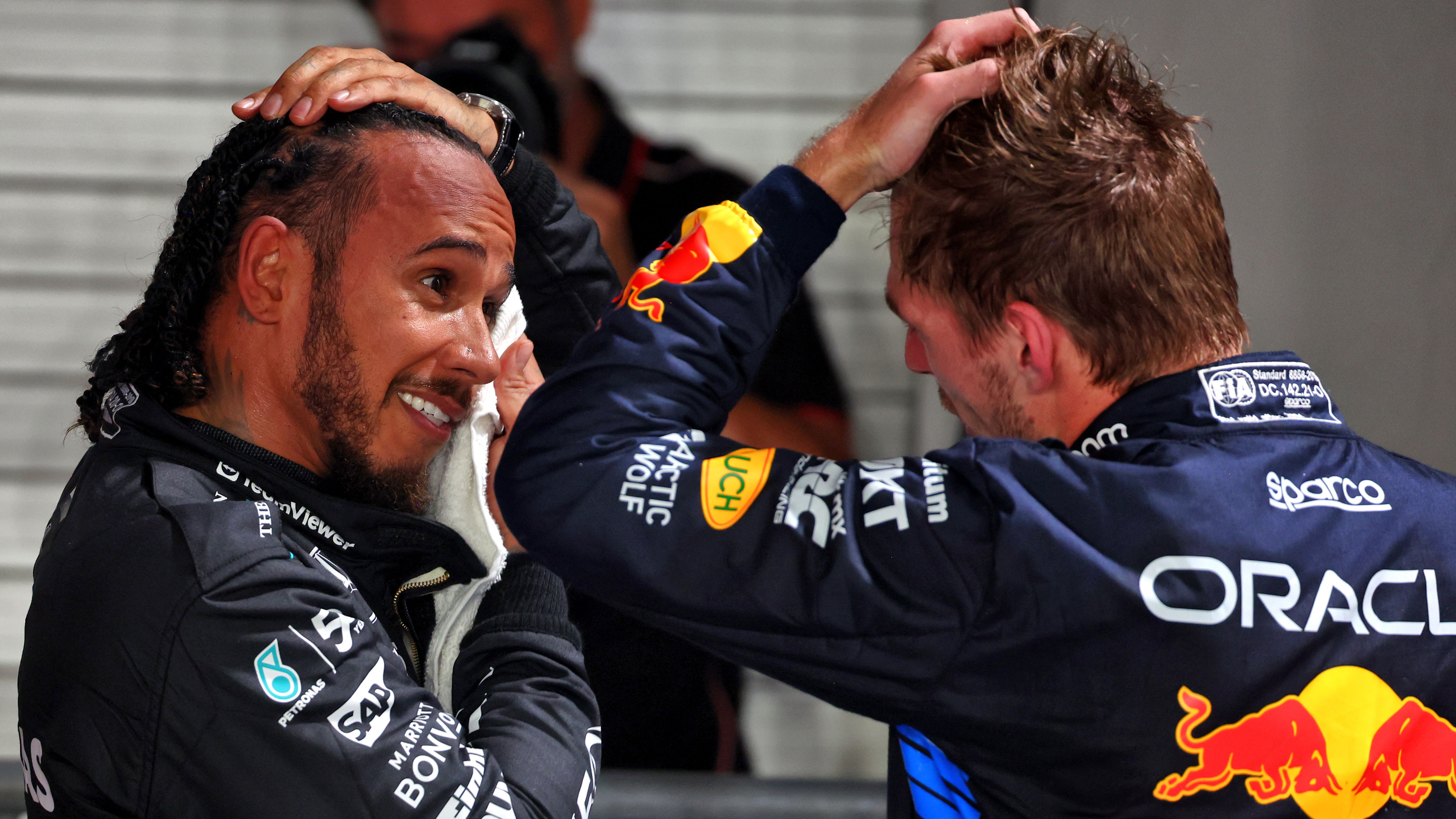 Hamilton, Verstappen