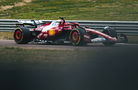 Charles Leclerc driving the SF-25