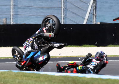 Toprak Razgatlioglu, highside, 2025 Phillip Island WorldSBK Test