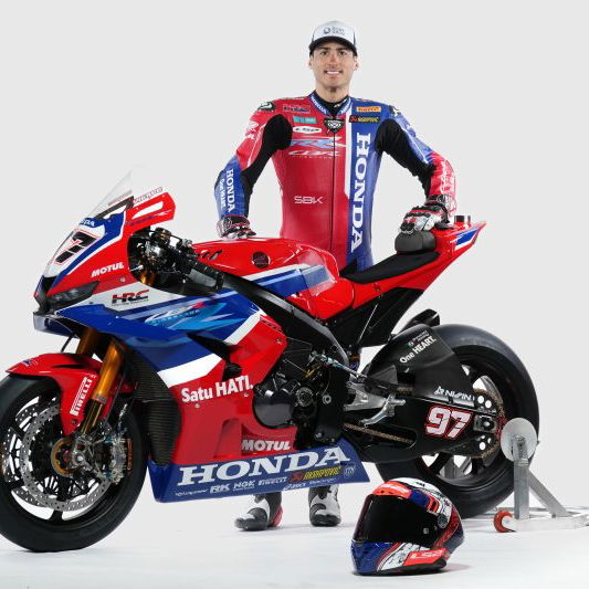 Xavi Vierge, 2024 Team HRC WorldSBK launch. Credit: HRC.