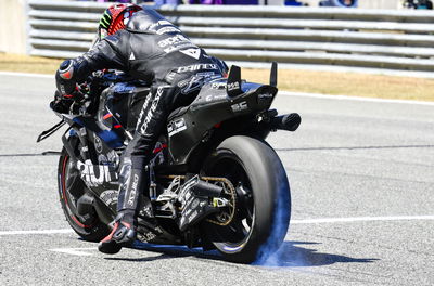 Marco Bezzecchi, practice start, 2025 Buriram MotoGP Test