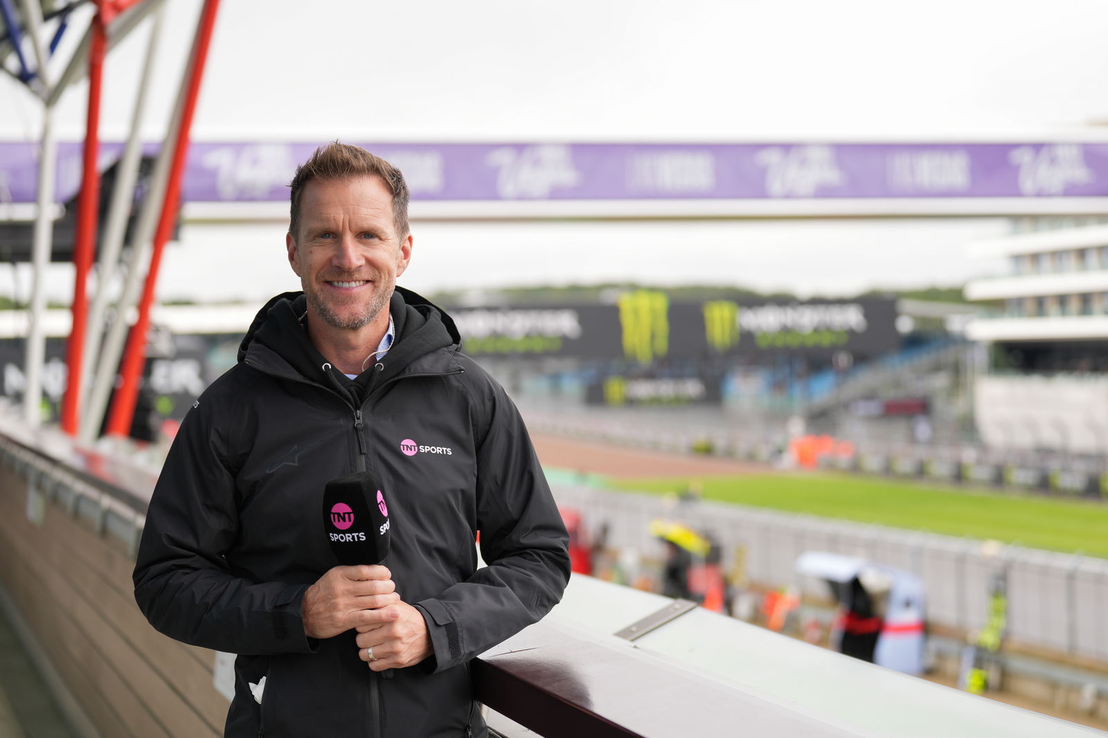 TNT Sports MotoGP presenter Neil Hodgson. Credit: TNT Sports.