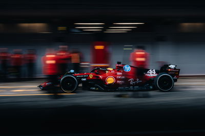 Lewis Hamilton testing for Ferrari 