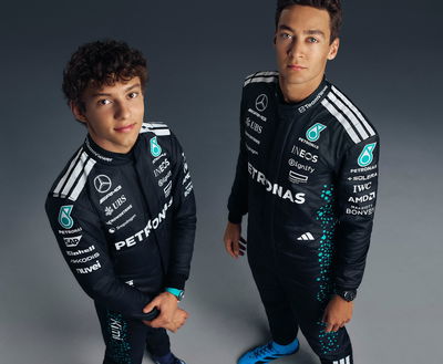 Adidas are supplying Mercedes' F1 team kit this year