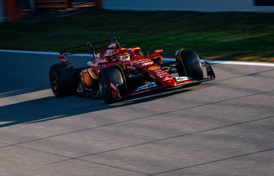 Charles Leclerc testing in Barcelona last week 