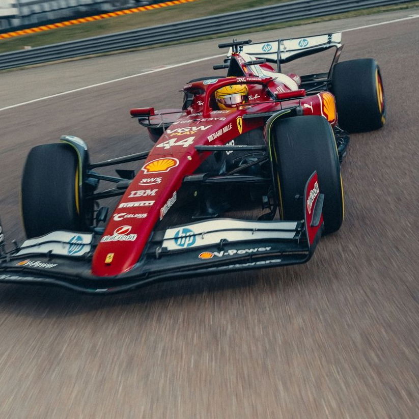 Lewis Hamilton will take part in his first pre-season test with Ferrari