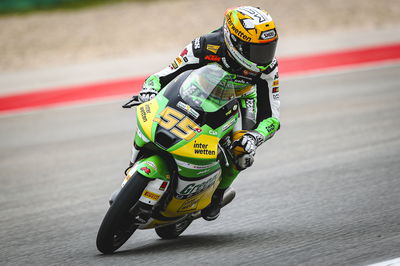 Noah Dettwiler, 2024 Moto3 Portuguese Grand Prix. Credit: Gold and Goose.