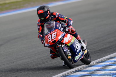 Angel Piqueras, 2025 Moto3 Jerez Test. Credit: Gold and Goose.