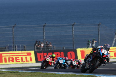 Toprak Razgatlioglu leads trio of Ducatis, 2025 Australian WorldSBK. Credit: Gold and Goose.