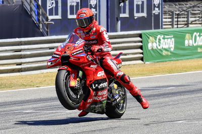 Marc Marquez, practice start, 2025 Buriram MotoGP Test