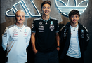 Valtteri Bottas with George Russell and Kimi Antonelli