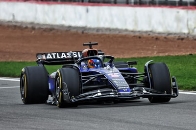 Sainz drove the first laps in the FW47 at Silverstone 