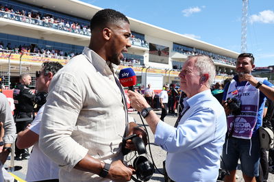 Martin Brundle interviews boxer Anthony Joshua