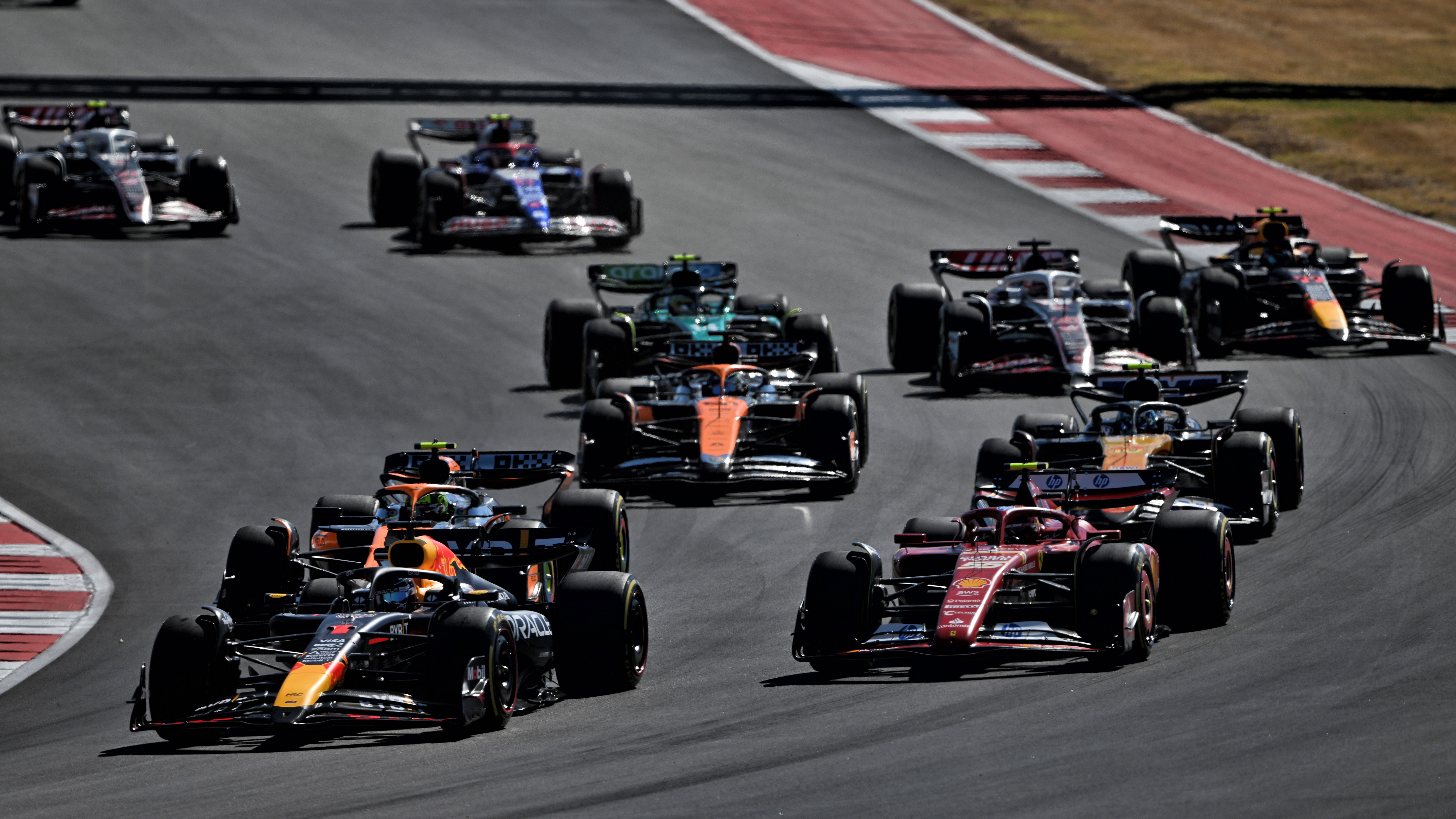 The start of the US GP