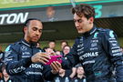 Lewis Hamilton and George Russell spent three years as teammates