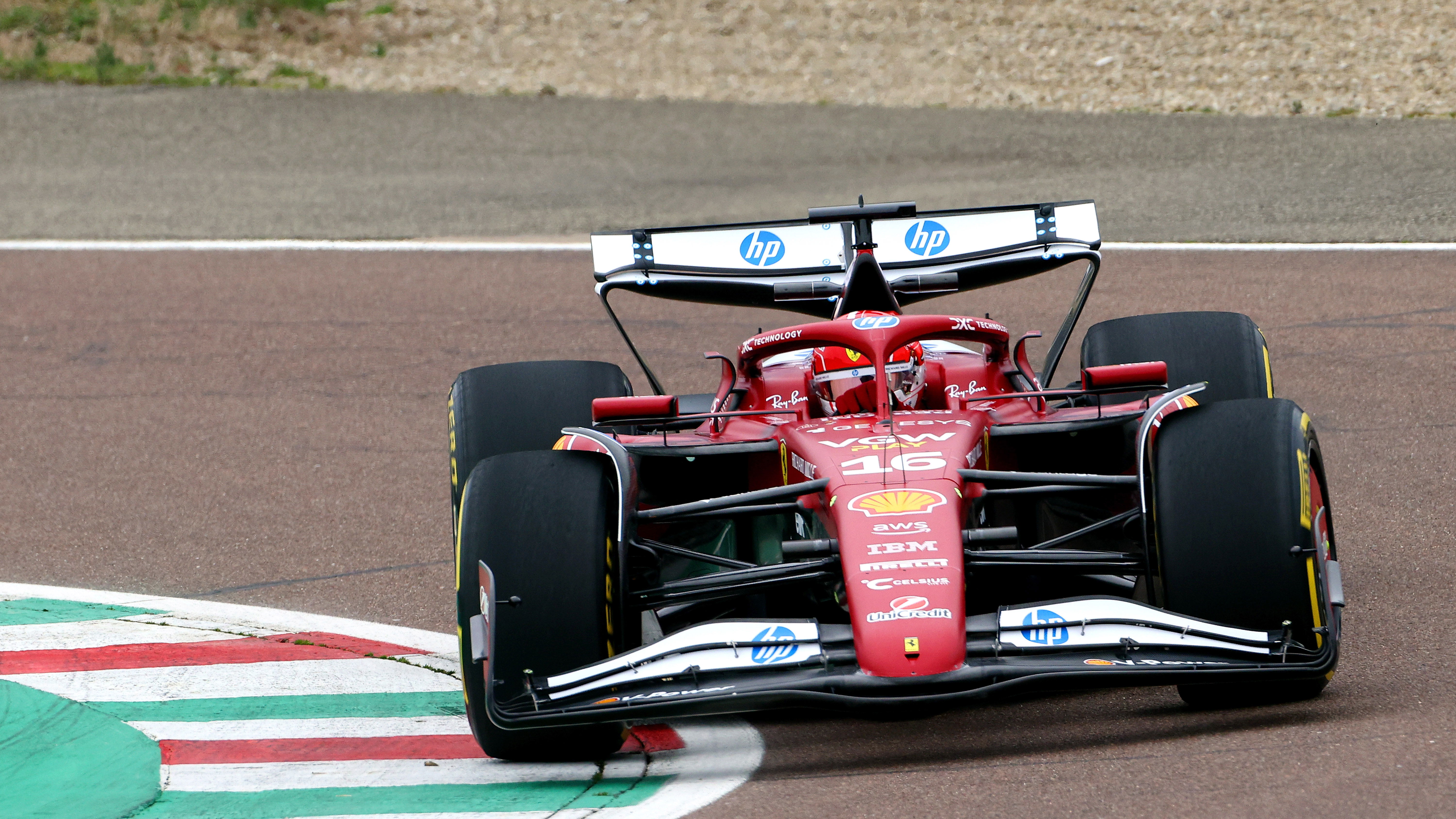 Charles Leclerc, Ferrari SF-25, F1 2025 shakedown