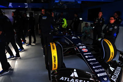 The Williams garage in complete darkness