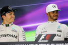 Nico Rosberg and Lewis Hamilton 