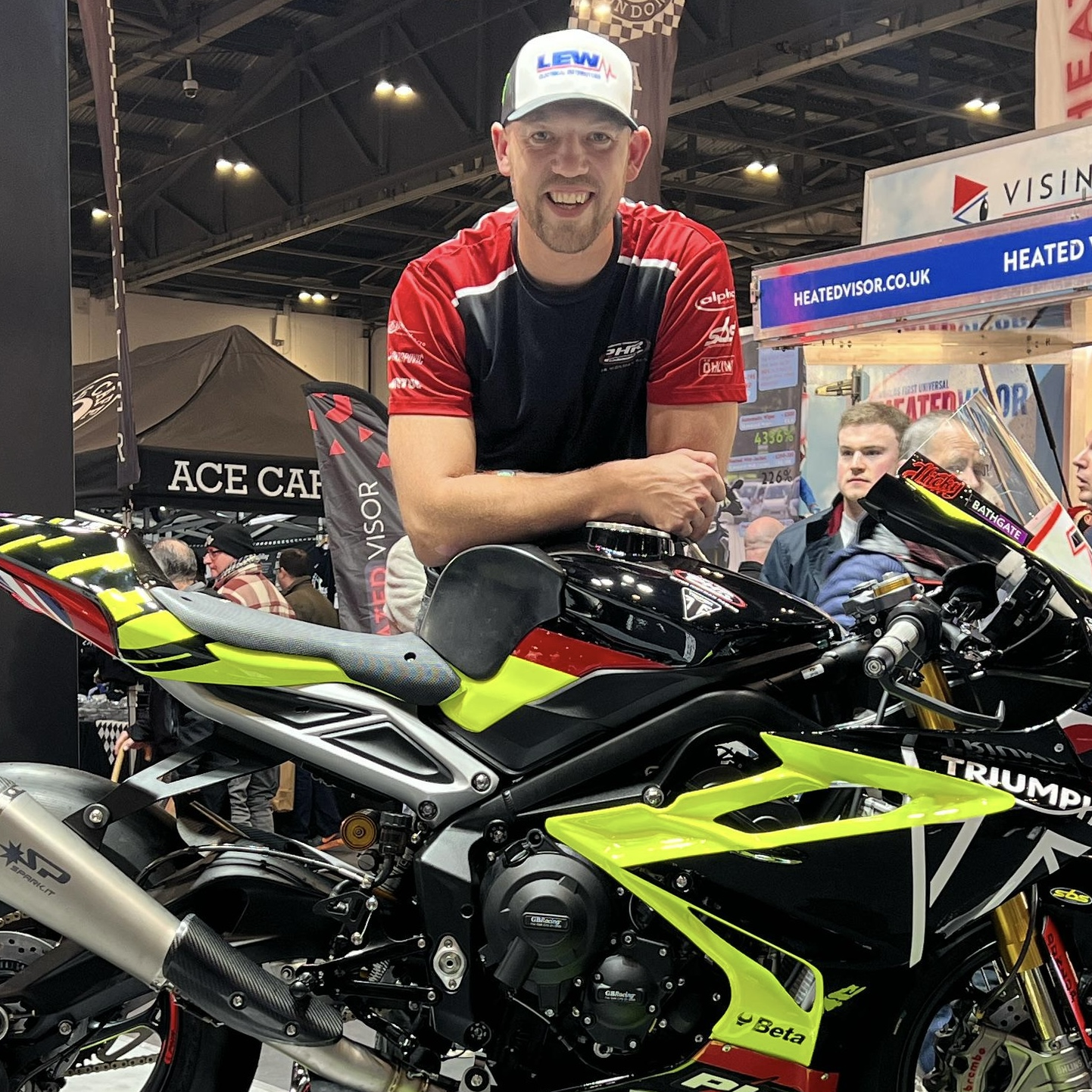 Peter Hickman with Triumph Street Triple 765. Credit: Triumph.