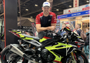 Peter Hickman with Triumph Street Triple 765. Credit: Triumph.