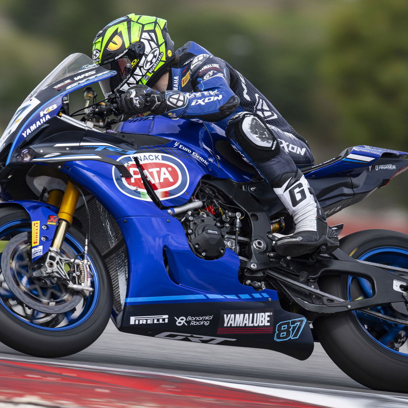 Remy Gardner, 2025 Portimao WorldSBK (March) Test. Credit: Yamaha.