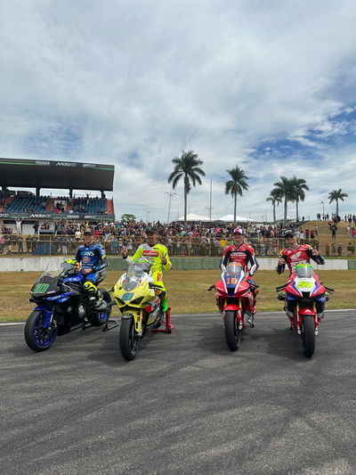 Diogo Moreira, Franco Morbidelli, Luca Marini, Eric Granado, Brazil event 2025