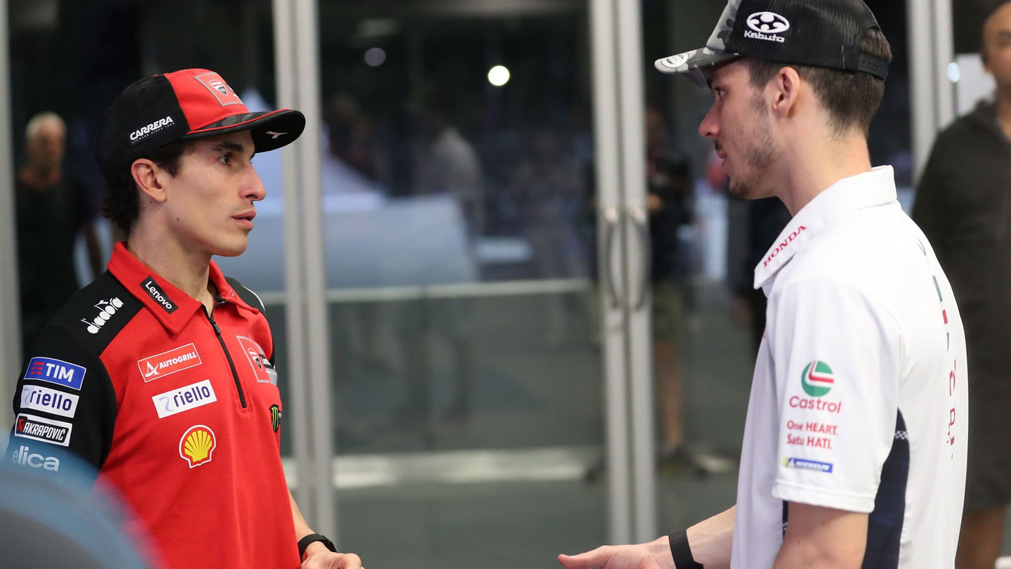 Joan Mir and Marc Marquez